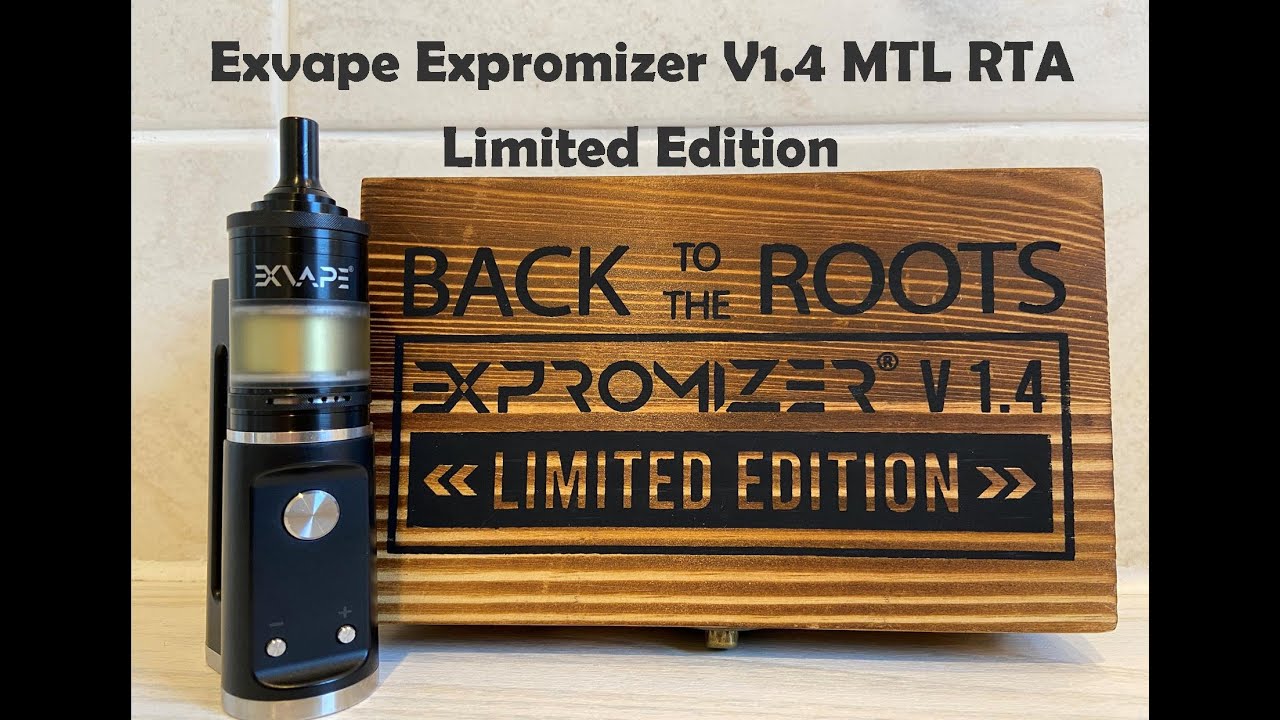 Expromizer V1.4 MTL RTA Limited Edition | By Exvape | Full review & comparison