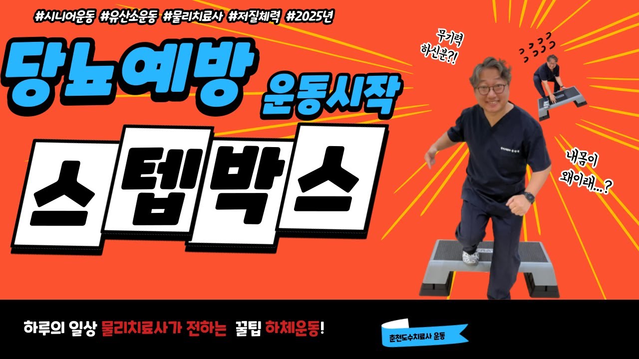 시니어 스텝박스 당뇨예방 혈당수치 감소(Senior Step Box Exercise for Diabetes Prevention & Blood Sugar Reduction)