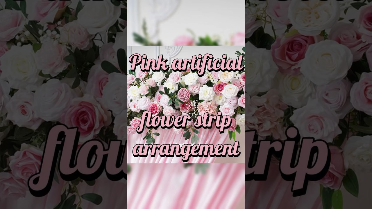 Get ready for an unforgettable pink experience! 🌸💘 #flower #flowerwallbackdrop #apartyflower