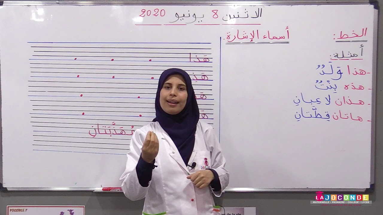 2 AEP   الخط   اسماء الإشارة MAJUSCULE SCHOOL ACADEMY