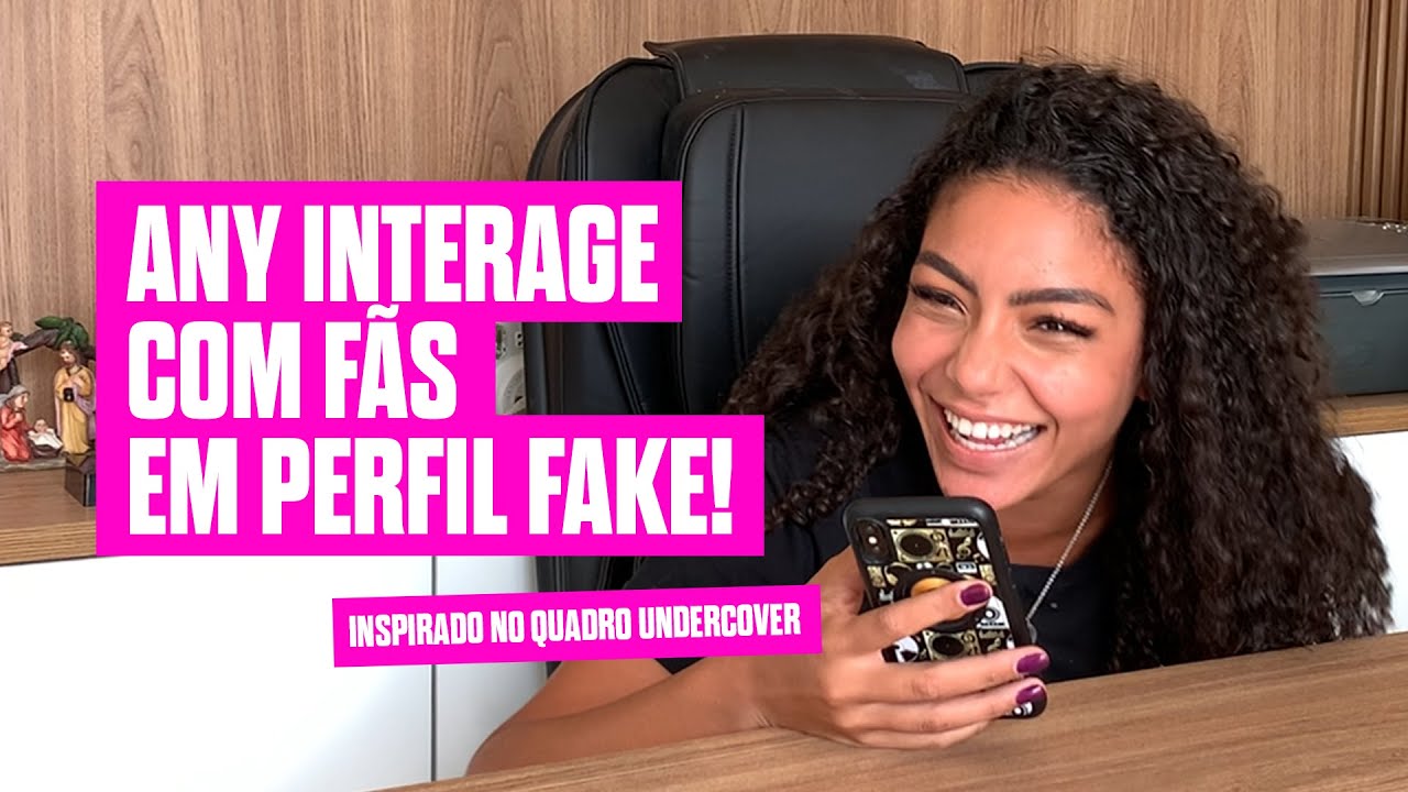 ANY GABRIELLY INTERAGE COM FÃS EM PERFIL FAKE
