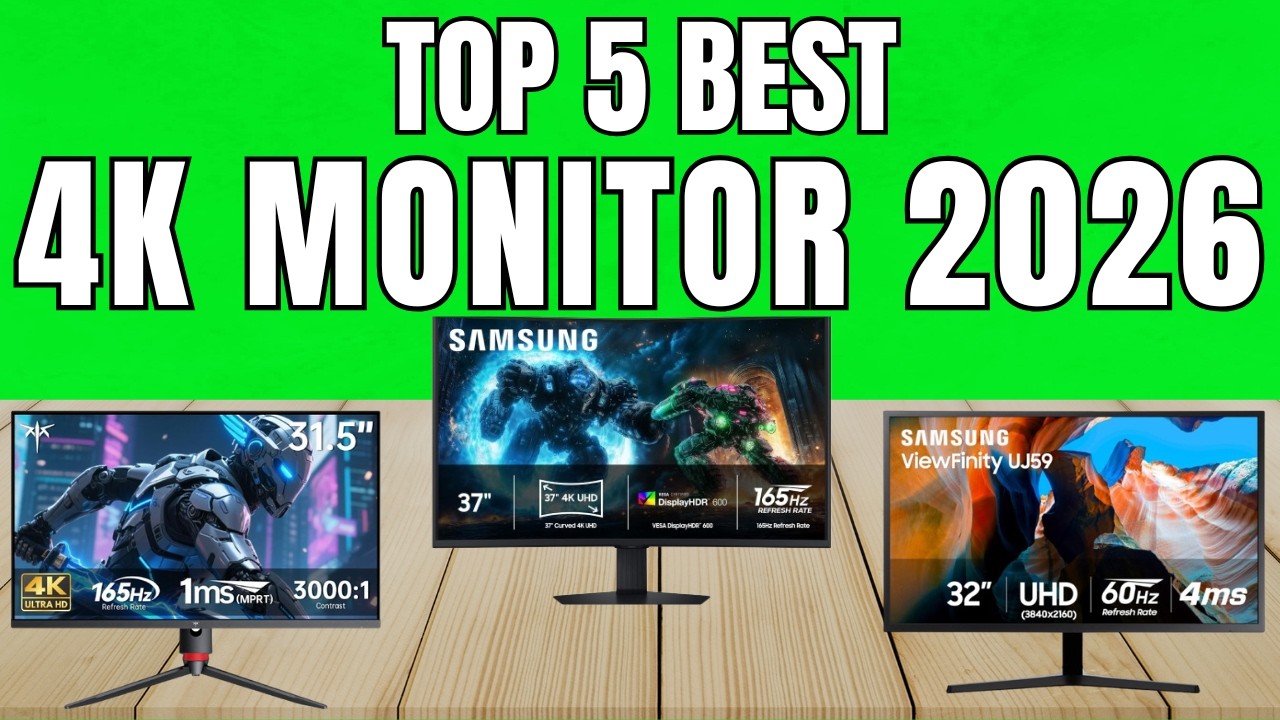 Best 4K Monitor 2026 – Must Watch Before You Buy One!