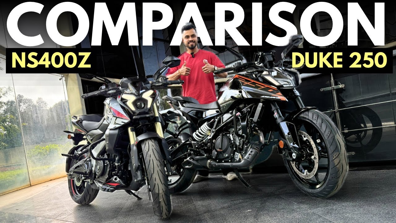 KTM Duke 250 Gen3 vs Bajaj Pulsar NS400Z UG – Full Comparison Review⚡