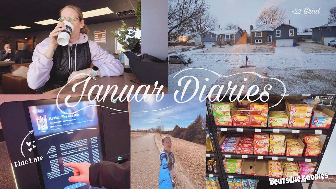 Januar Diaries ❄️🥶 Kalte Tage in Kansas | Deutscher Laden | Avatar 3 | viel Alltag als Homebody