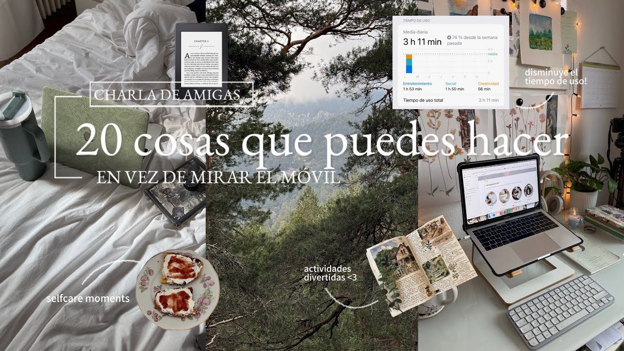 20 cosas que puedes hacer en vez de mirar el móvil