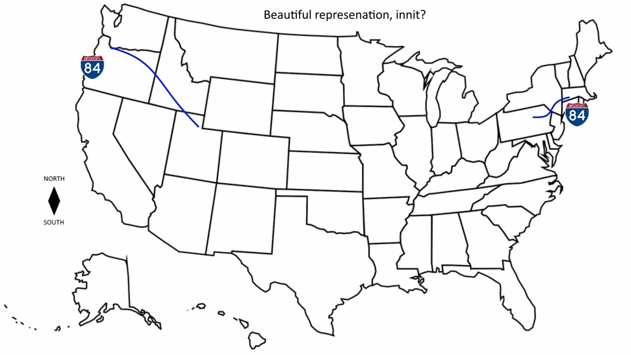The interstate Highway Numbering System - Explained.