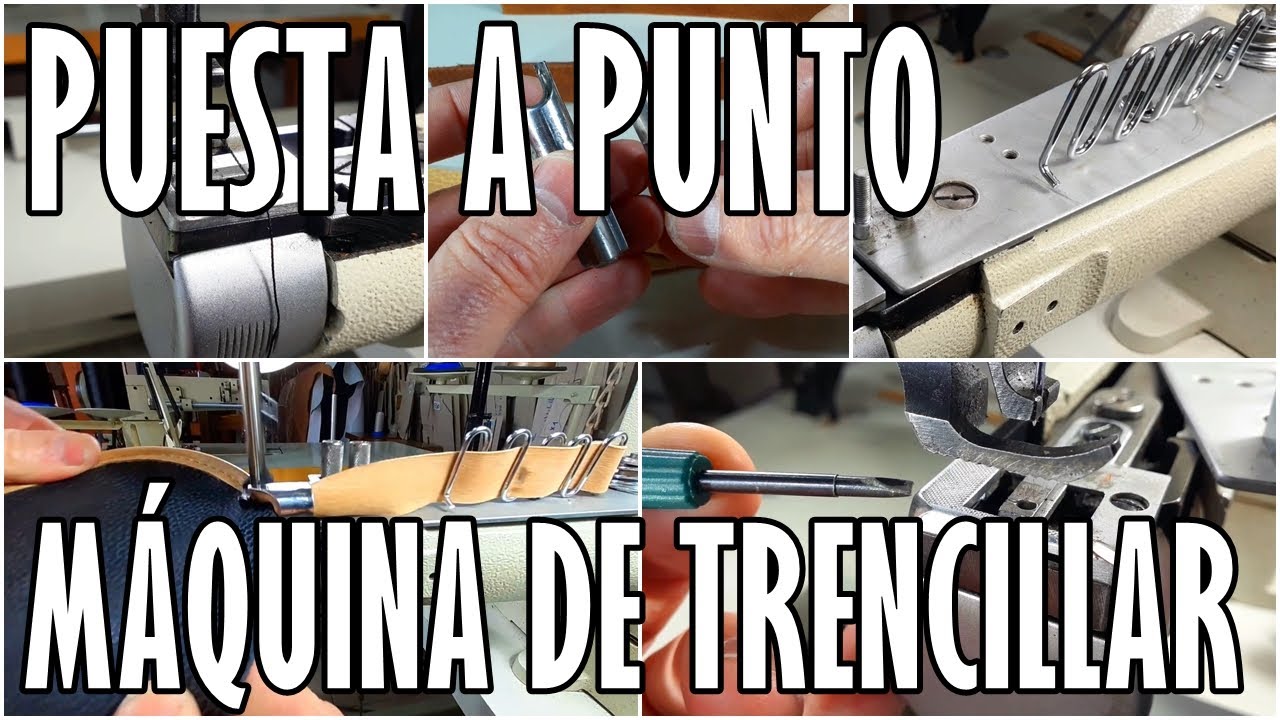 TIPS DE MARROQUINERIA EP5// COMO USAR LA MAQUINA DE TRENCILLAR //Di Benedetto, Alfredo. CFPNº410