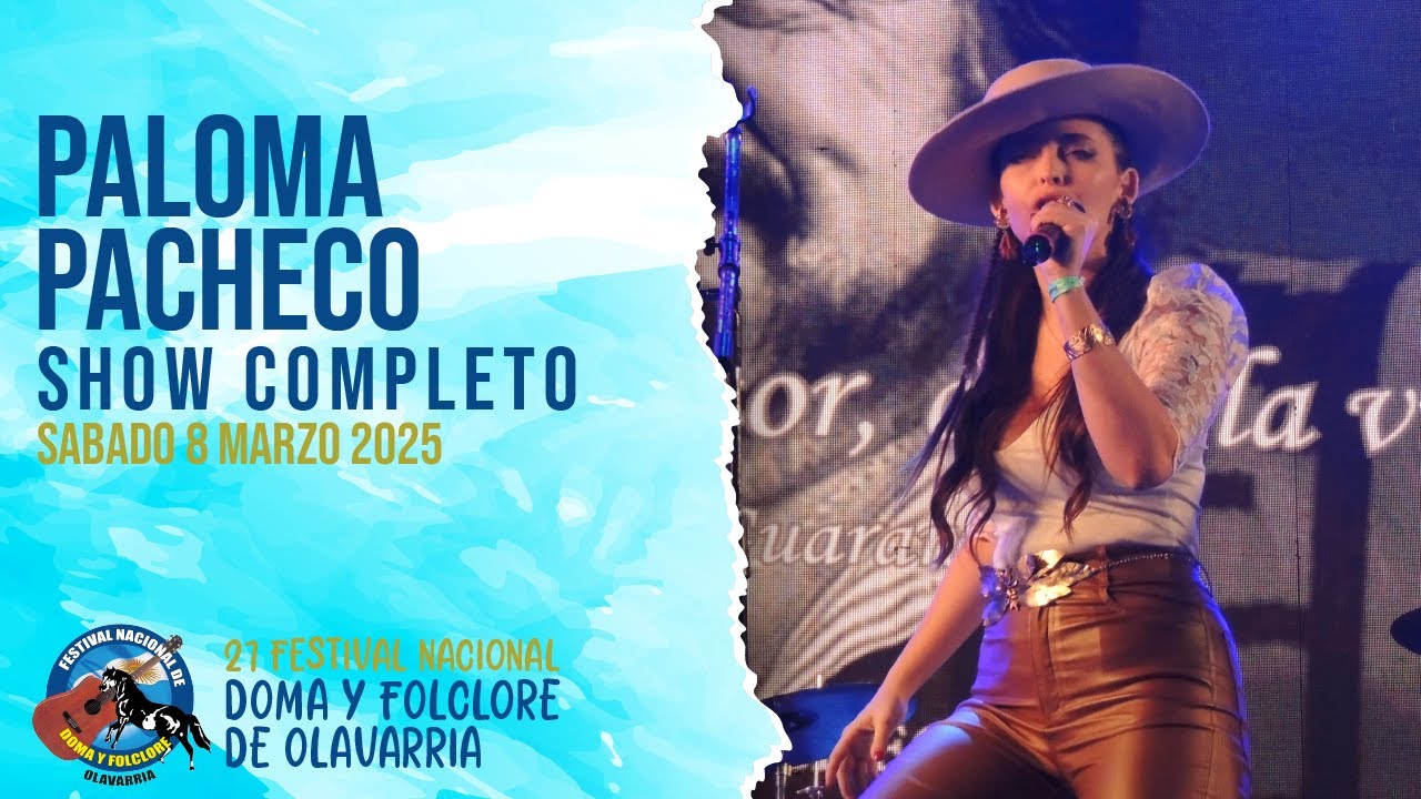 Paloma Pacheco | Festival de Olavarría 2025 | Sábado 8 de marzo