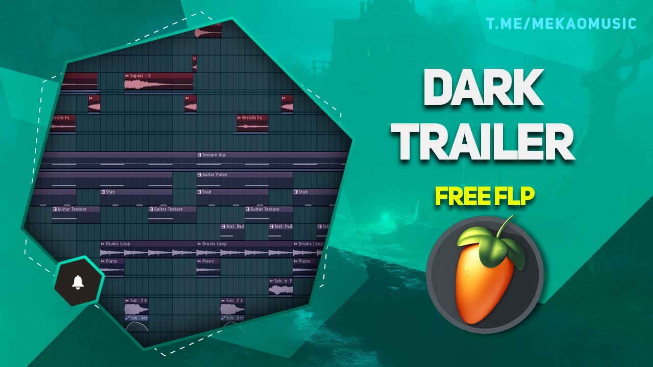 Dark Trailer in FL Studio 20 (+Free FLP)/Хоррор музыка в Фл Студио (+Бесплатный FLP) #freeflp