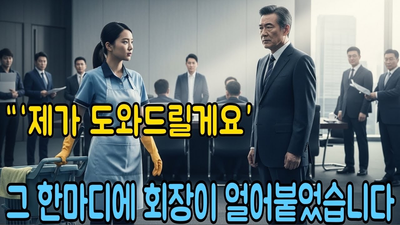 “제가 도와드릴게요” 한마디에 놀란 중국 대기업 총수, 그 청소부가 회사의 운명을 뒤집었습니다