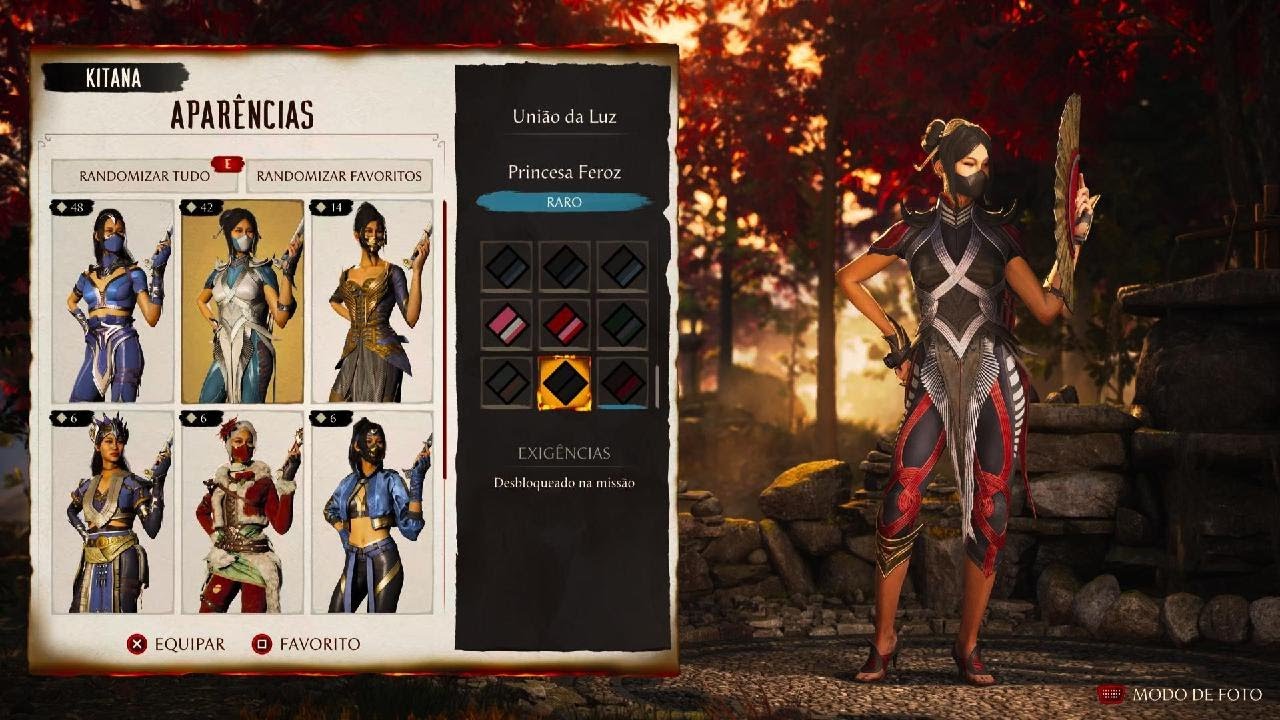 Semana 5: Kitana (princesa feroz) Mortal Kombat 1