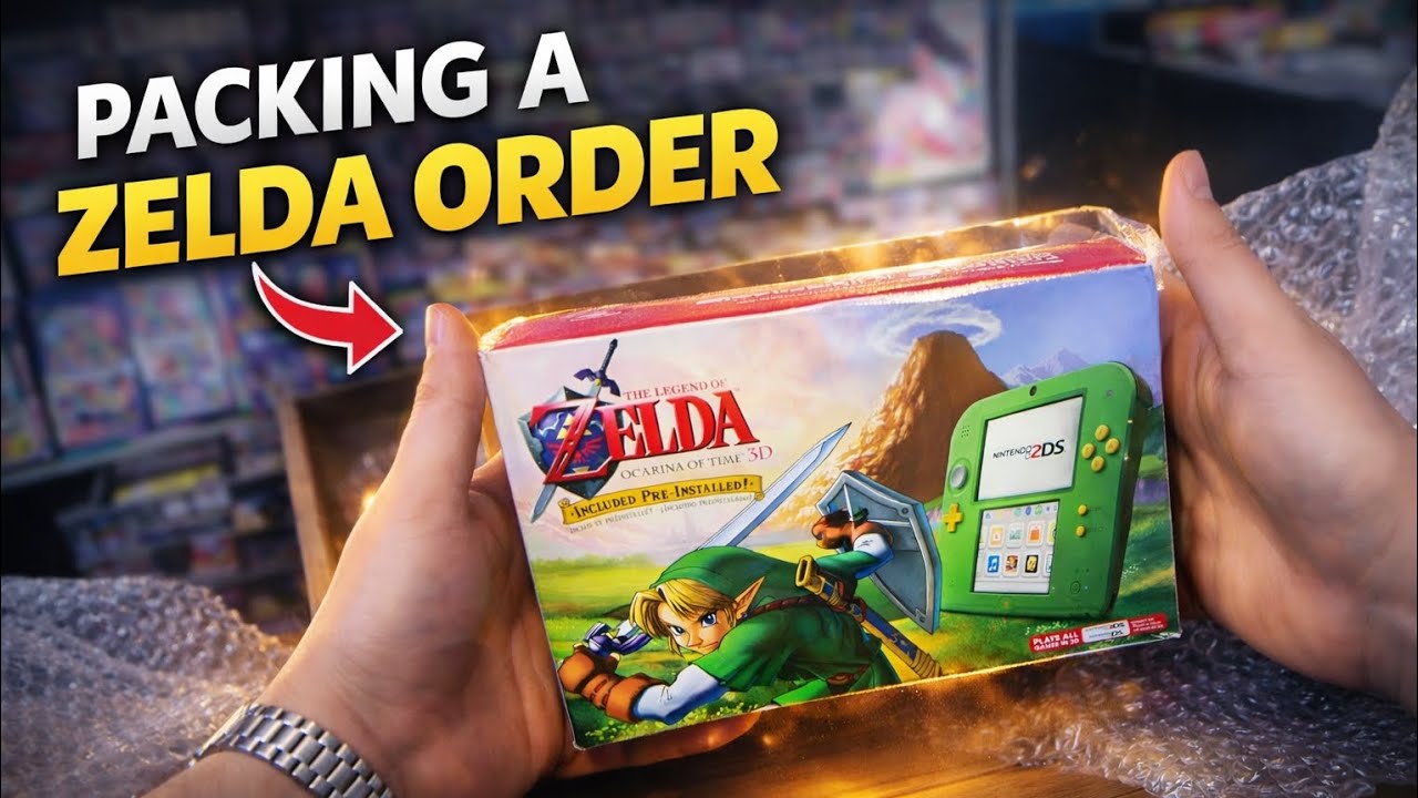 Packing a Legend of Zelda Themed Order | ASMR 