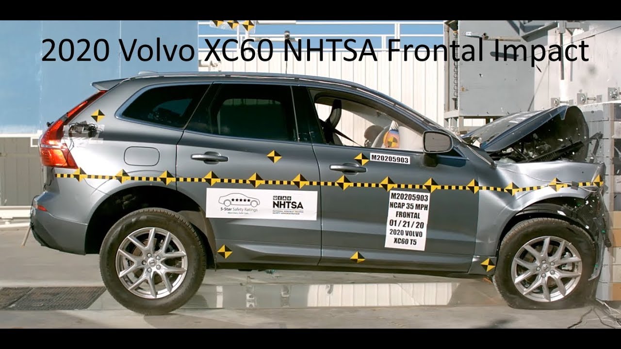 2020-2024 Volvo XC60 NHTSA Full-Overlap Frontal Crash Test