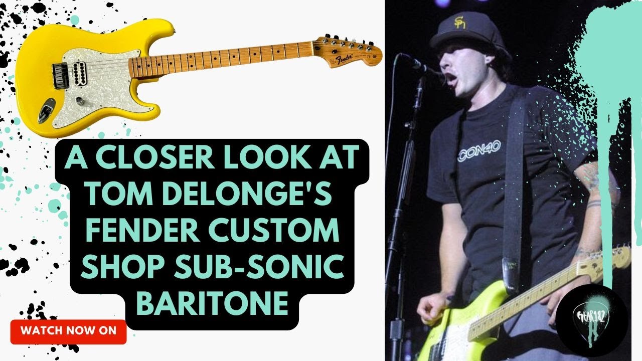 A closer look at Tom Delonge's Fender Custom Shop Sub-Sonic Baritone