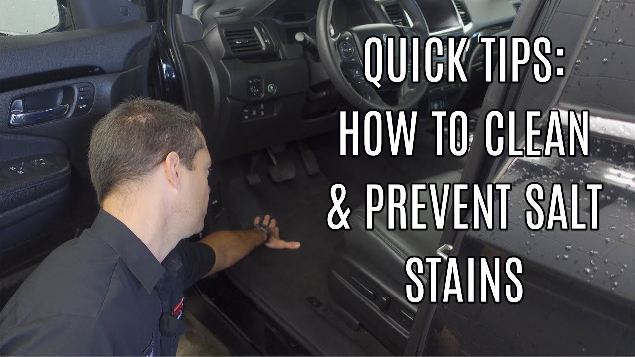 How To Clean & Prevent Salt Stains - Car Detail