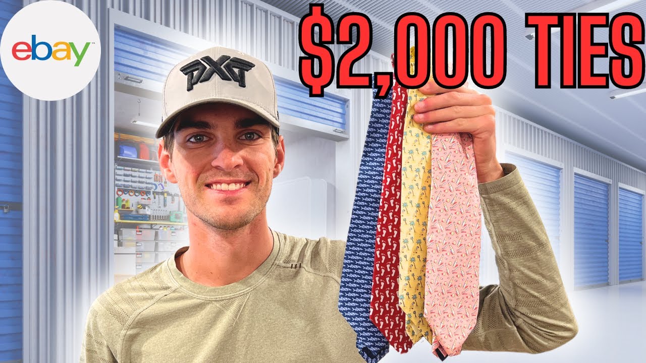 Unboxing 70 Ties from a Viewer for eBay Resale! Did We Score?