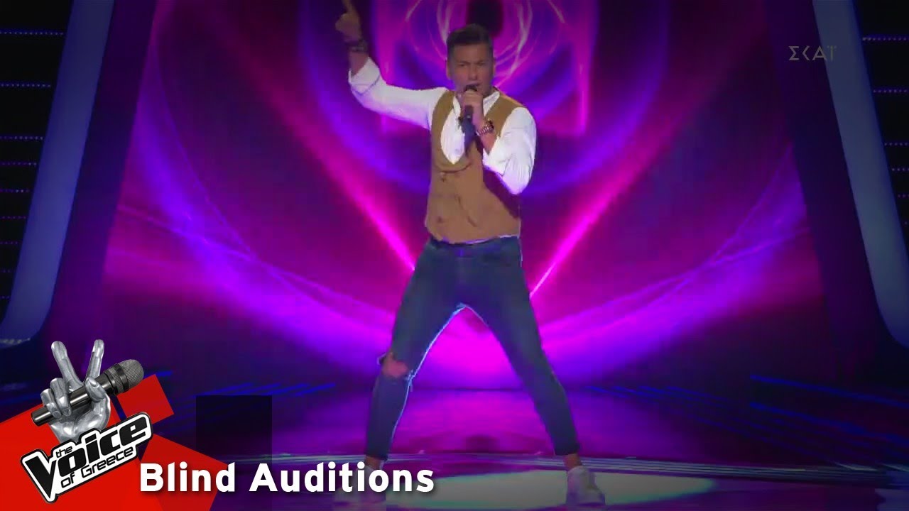 Pedro Santana - Livin'la vida loca | 11o Blind Audition | The Voice of Greece