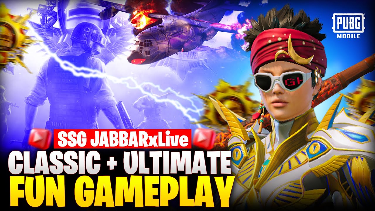 PUBG MOBILE FUN GAME PLAY SSG JABBAR YT LIVE