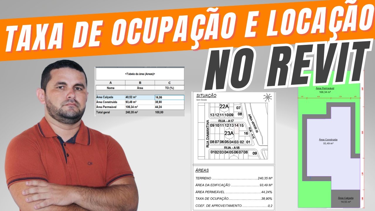 Como Calcular Taxa de Ocupação e Coeficiente de Aproveitamento no Revit