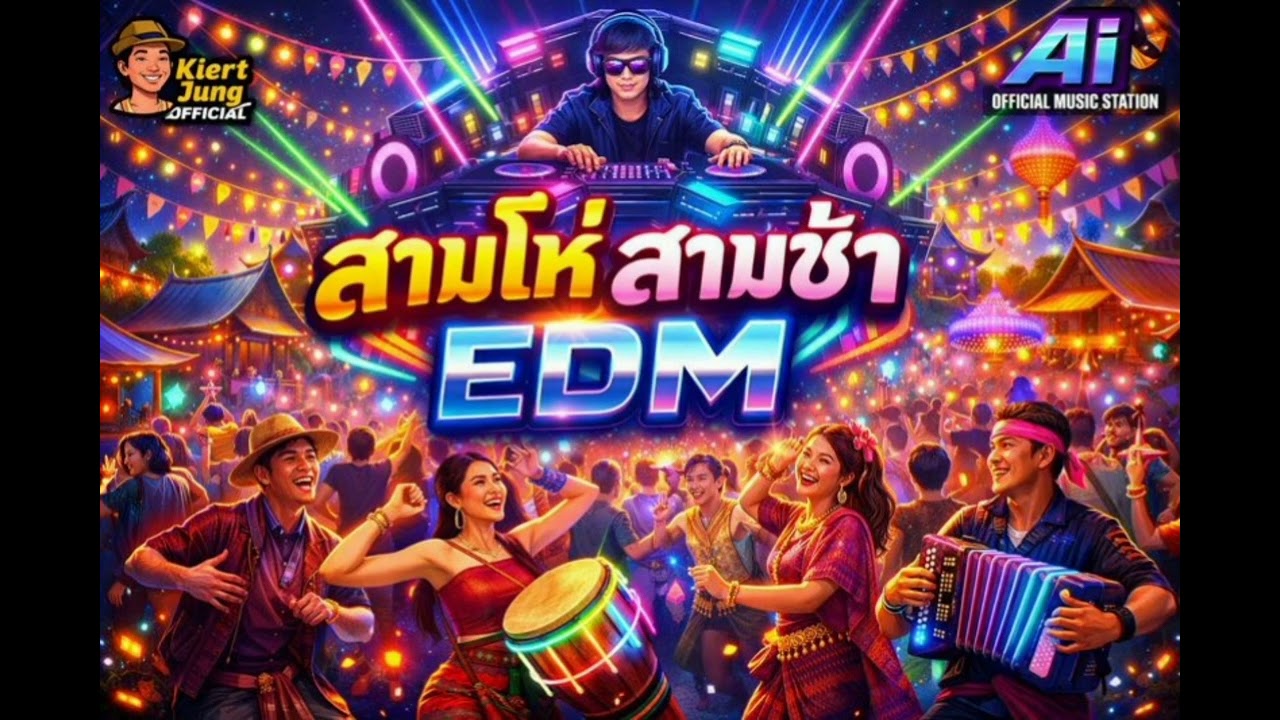 สามโห่ สามช่า - [2026 ลูกทุ่งสามช่าแดนซ์ EDM] | Kiert Jung Official x AI Official