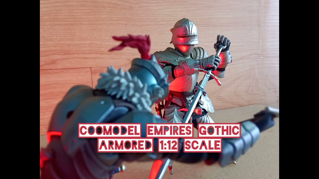 Coomodel Gothic Armoured Knight 1:12 Scale Man Toys