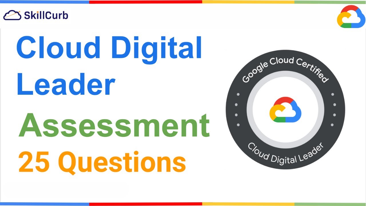 Cloud Digital Leader Certification Free Assessment Test [2023] | Google Cloud (GCP)