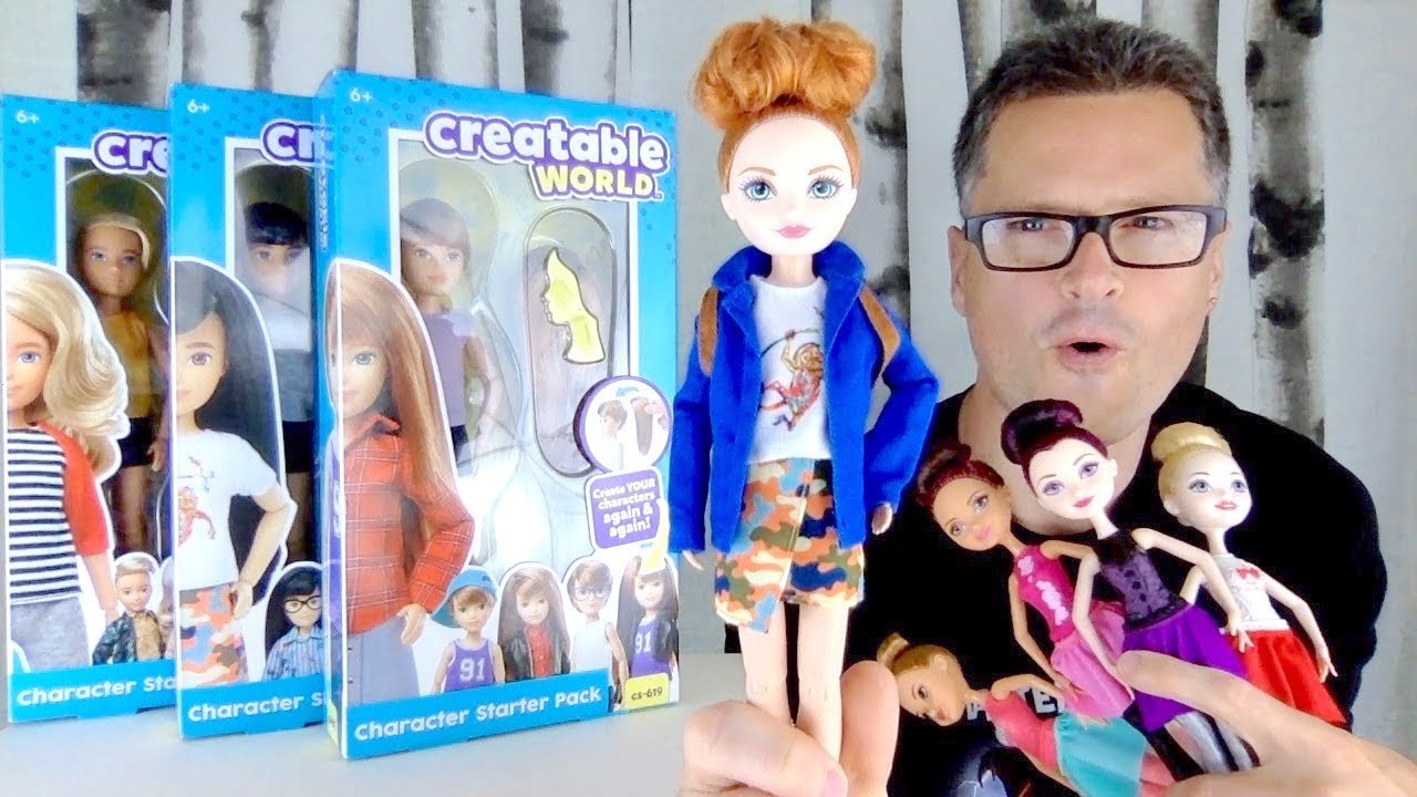 MY EVER AFTER HIGH CREATABLE WORLD REBOOT UNBOXING REVIEW DIY HEAD SWAPS