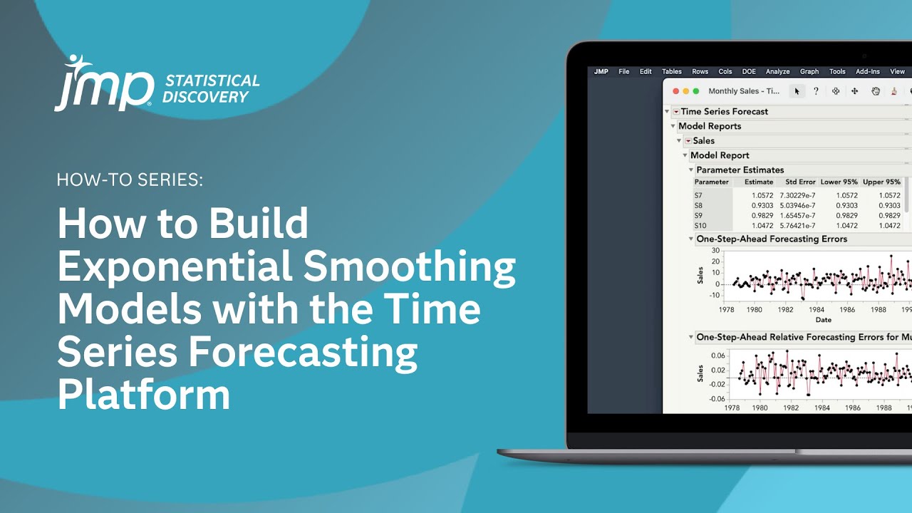 How to Build Exponential Smoothing Models with the Time Series Forecasting Platform in JMP