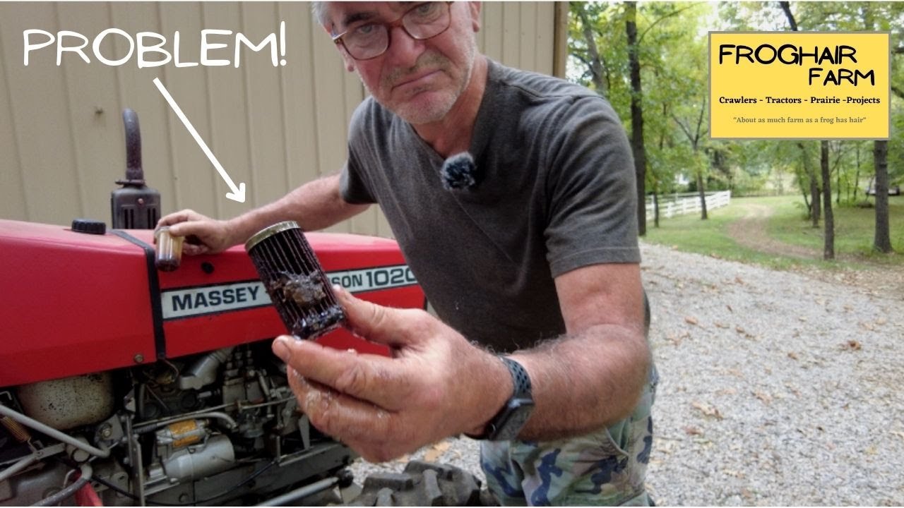 Просроченная замена топливного фильтра на Massey Ferguson 1020 — инструкция с комментариями