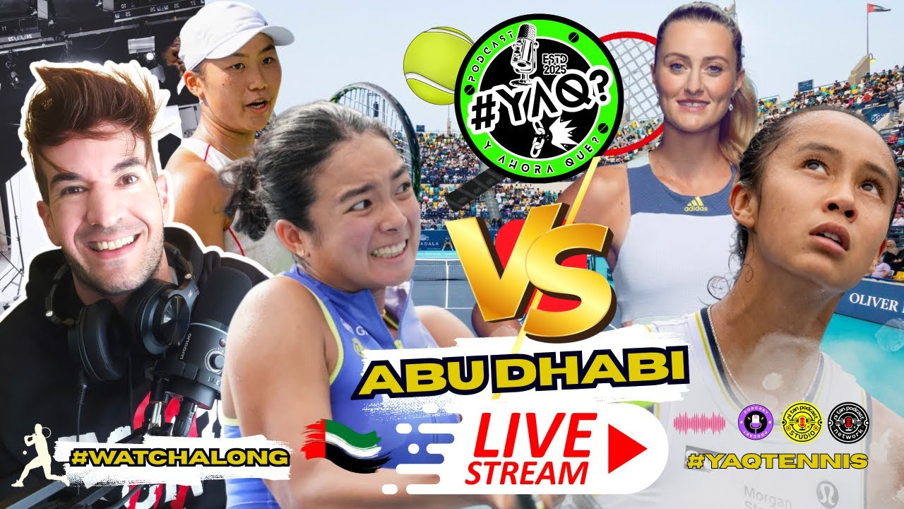 🎾 Fernandez/Mladenovic vs Eala/Tjen • 8vos FINAL • Abu Dhabi • EN VIVO • COMENTAMOS • #YAQTENNIS