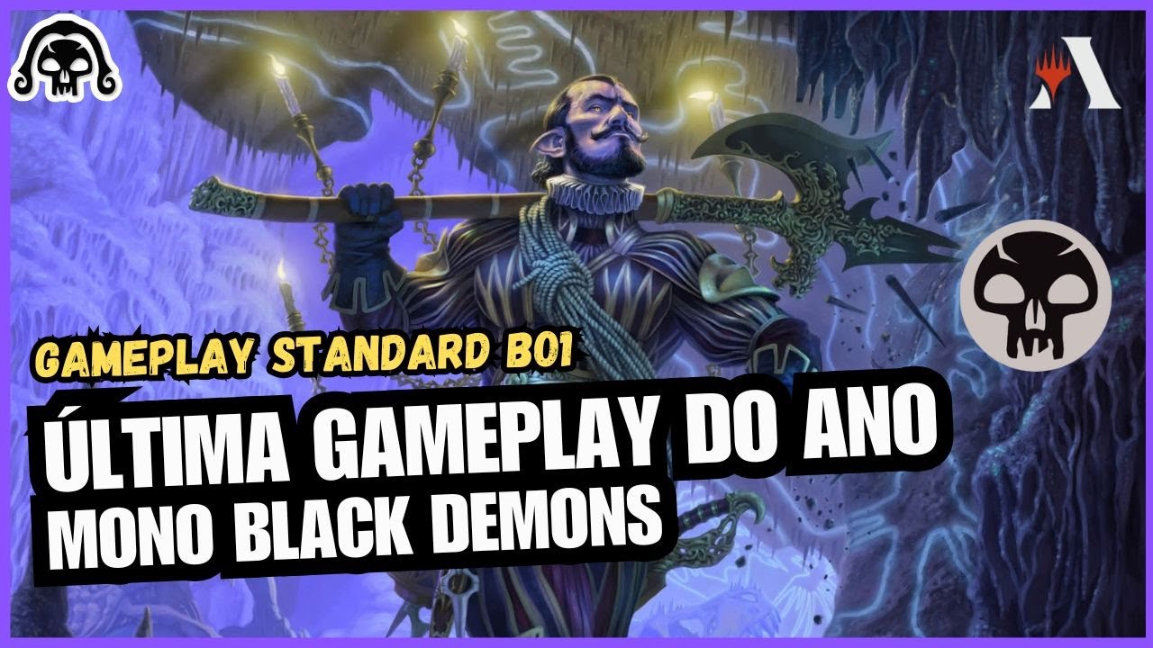 MONO BLACK DEMONS 😈 | O ÚLTIMO GAMEPLAY DO ANO no MTG Arena