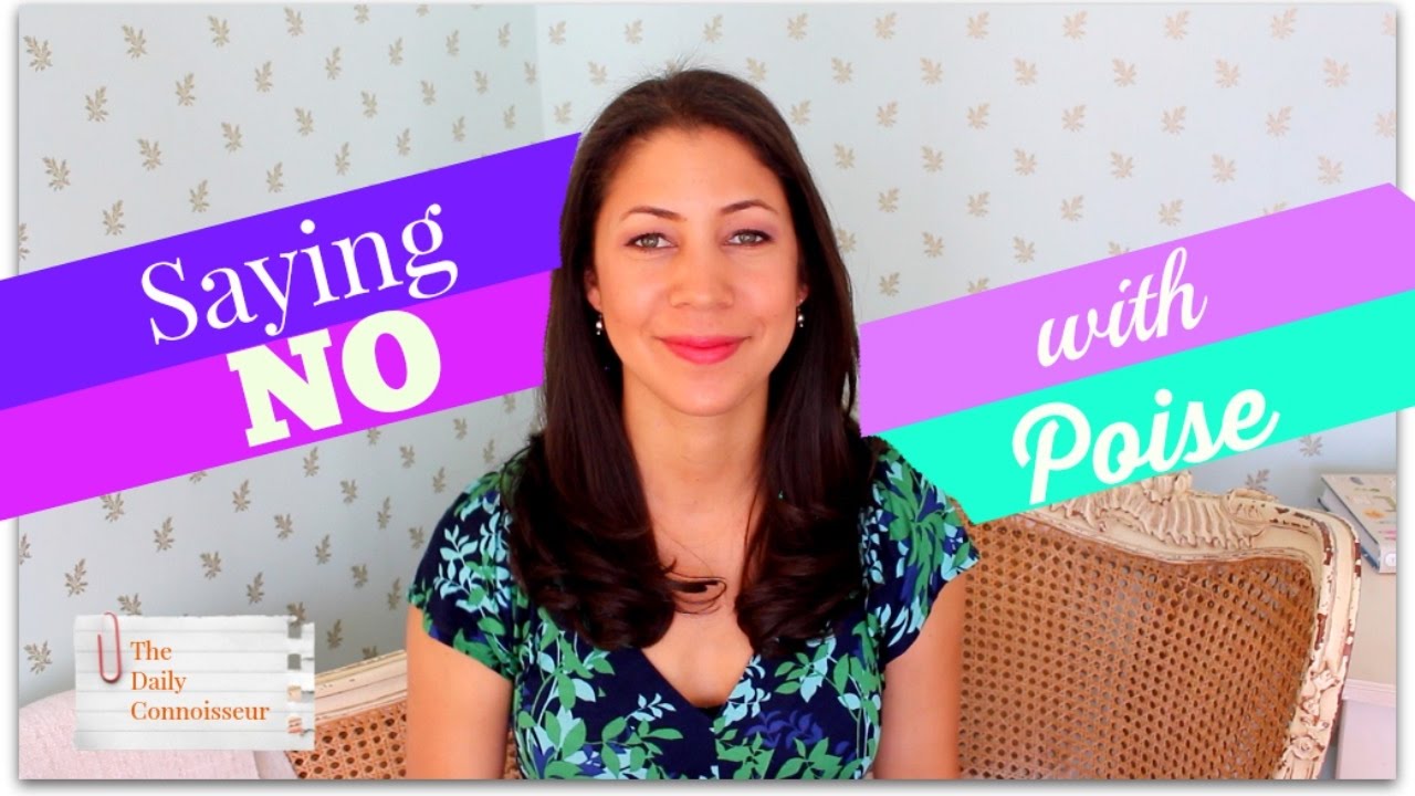 Saying No with Poise | My Funny Story| Jennifer L  Scott