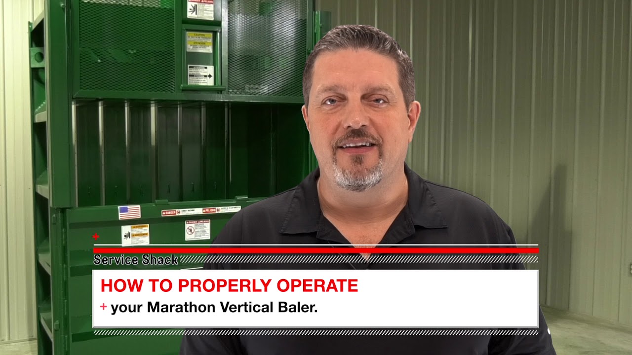 Marathon Service Shack Ep. 2 - How to Operate a Marathon Heavy Duty Vertical Baler
