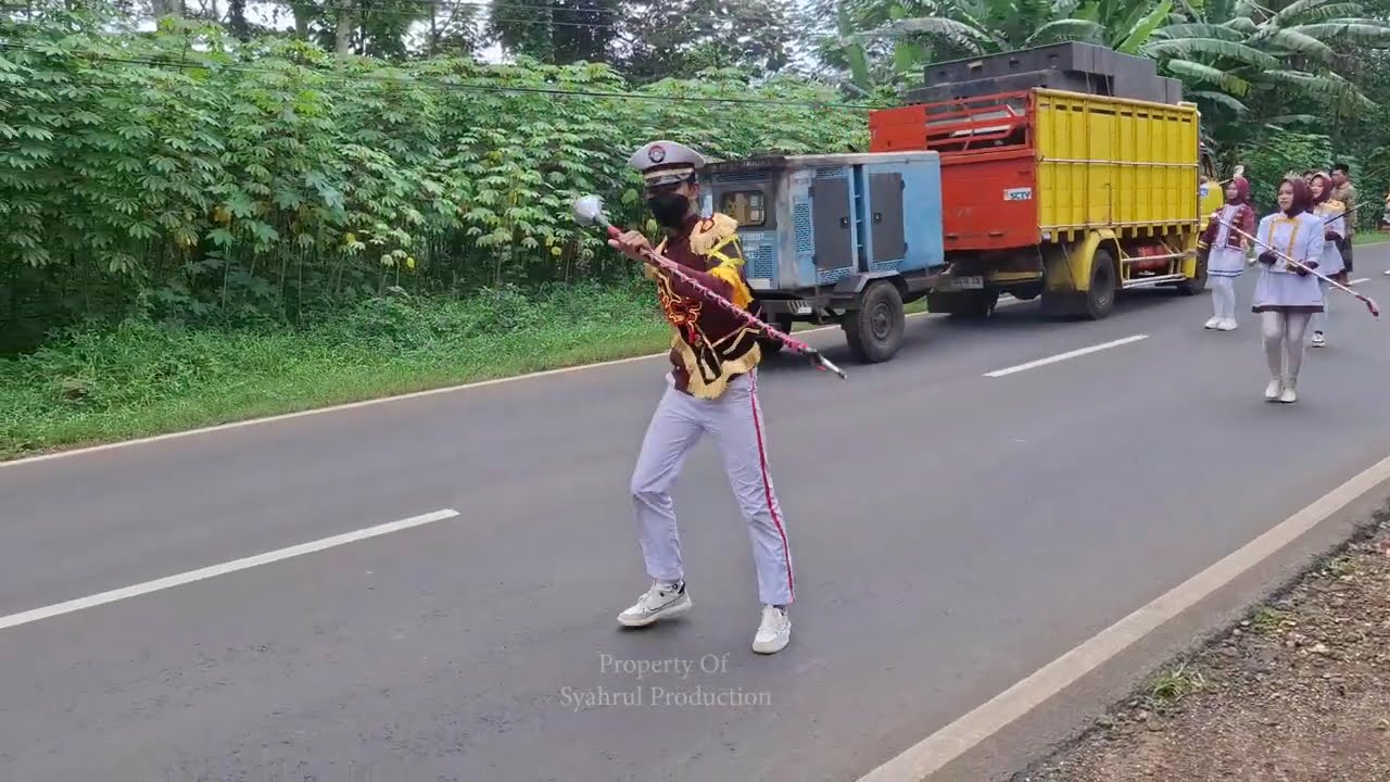 Parade Drumband BAPER di Wonotunggal Batang