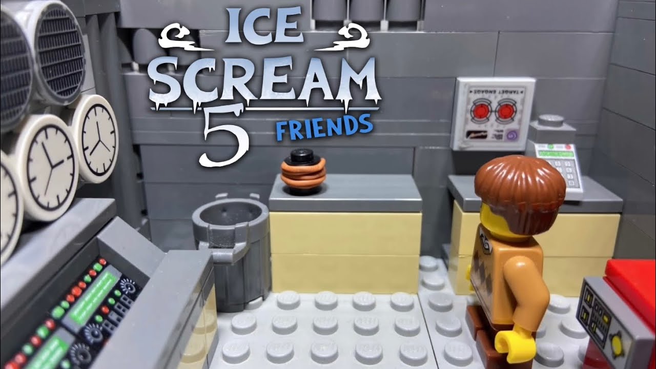 Лего мультфильм Ice Scream 5: Friends | Lego animation Ice Scream 5: Friends (Lego Stop Motion)