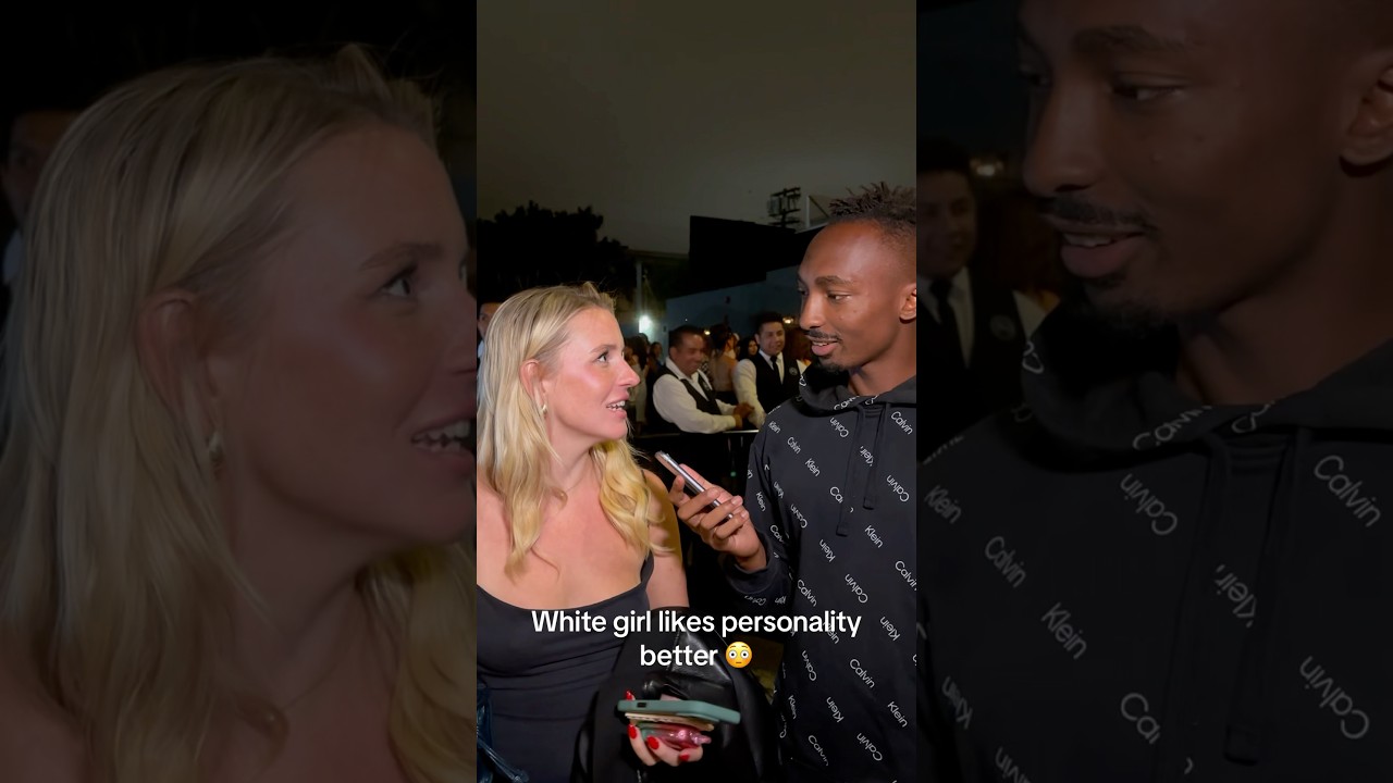 White girl likes black guys personality 😭