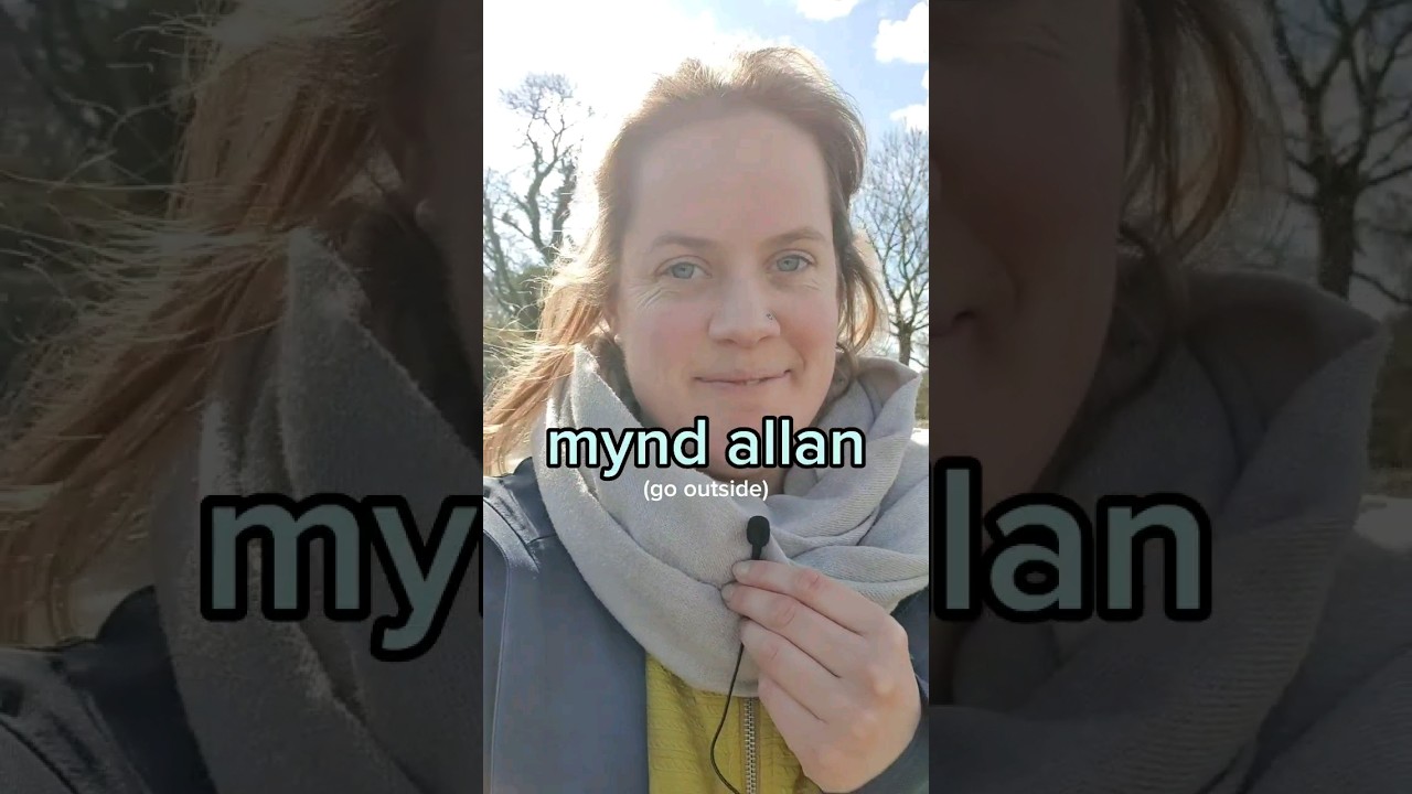 💚 Get some WELSH fresh air 'awyr iach' Vocab Cymraeg 🥰 🌼 #learnwelsh #shorts #dysgucymraeg