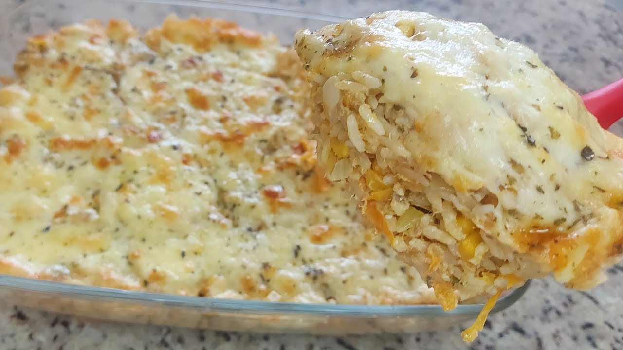 COMO FAZER ARROZ DE FORNO CREMOSO DE ATUM || RECEITA PRÁTICA E DELICIOSA!