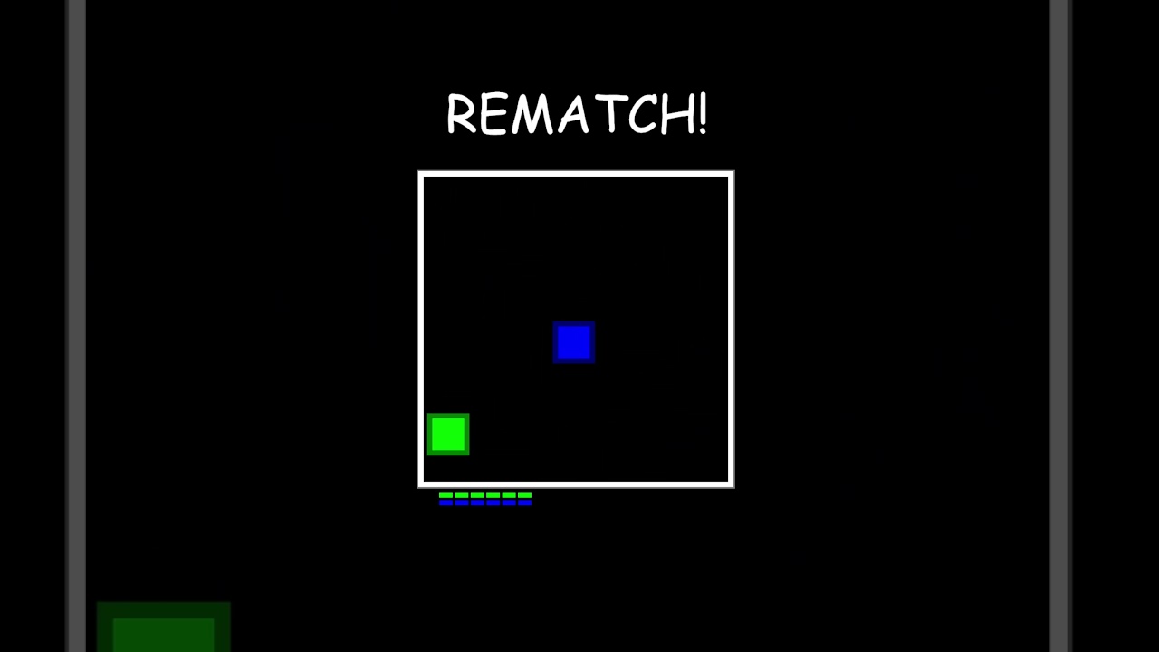 Pink squares heal - Rematch! 🟦🟩#satisfying #challenge #relaxing #simulation #coding #square  #1v1