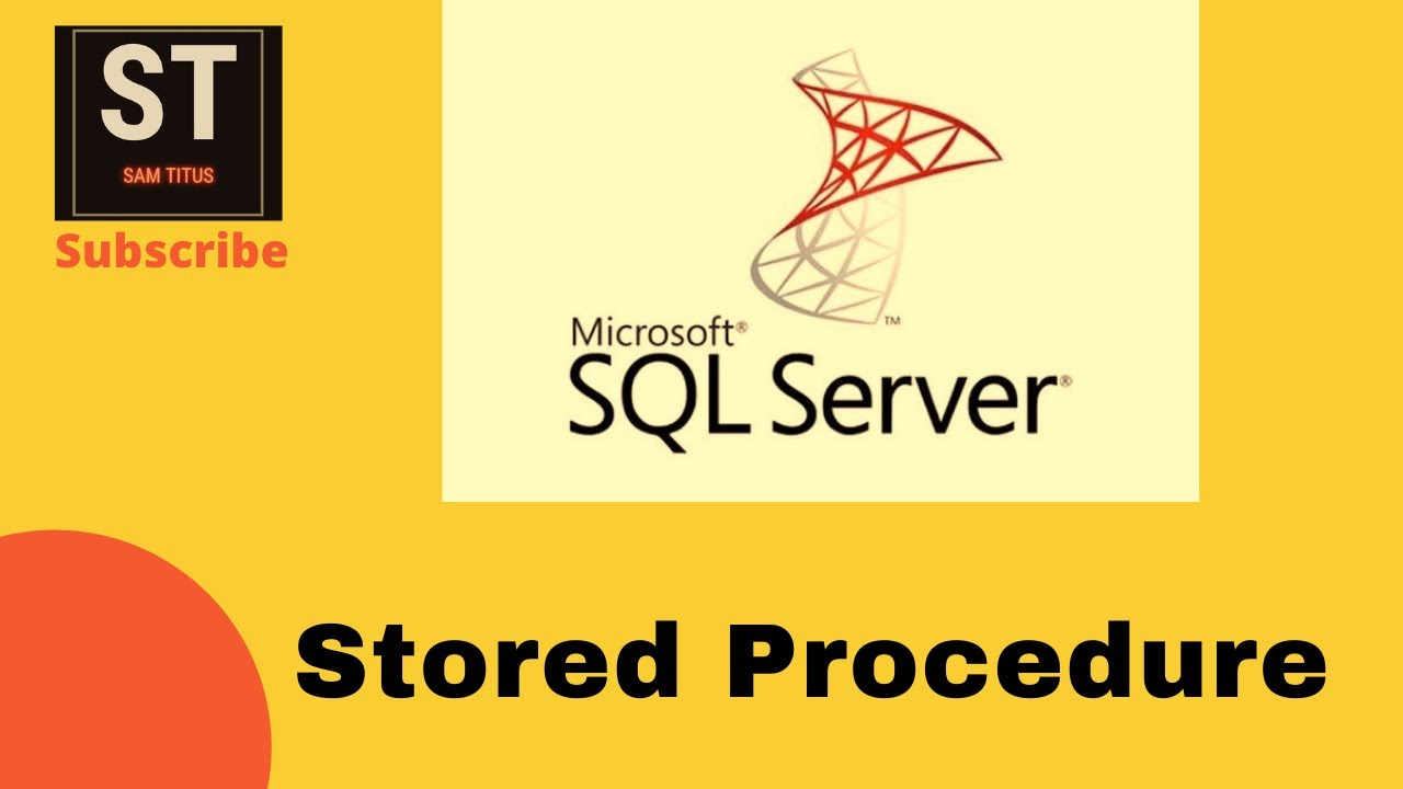 Stored Procedure in SQL (Tamil)