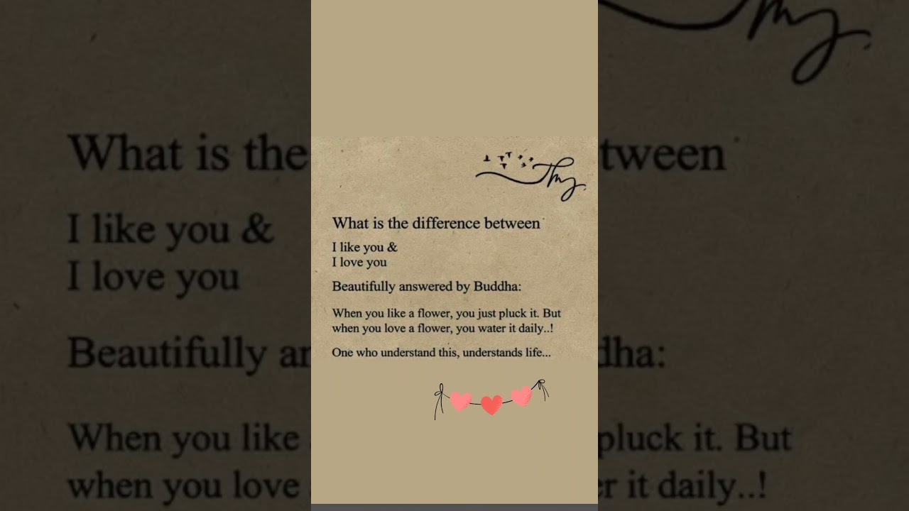 what Budha says about love and like. #indianphilosophy #quotes #iloveyou #like #buddhaquotes #budha