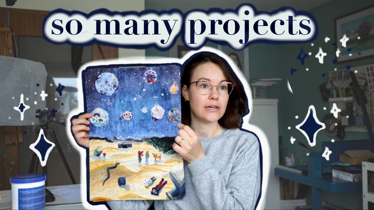 Chatty September Art Vlog | Cozy & creative, background Studio Vlog