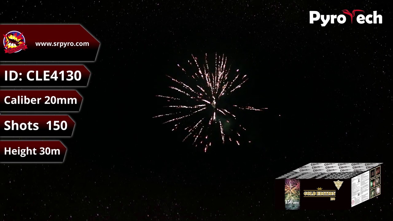 POKAZ FAJERWERK&Oacute;W - GOLD EDITION 150 - CLE4130 - SRPYRO