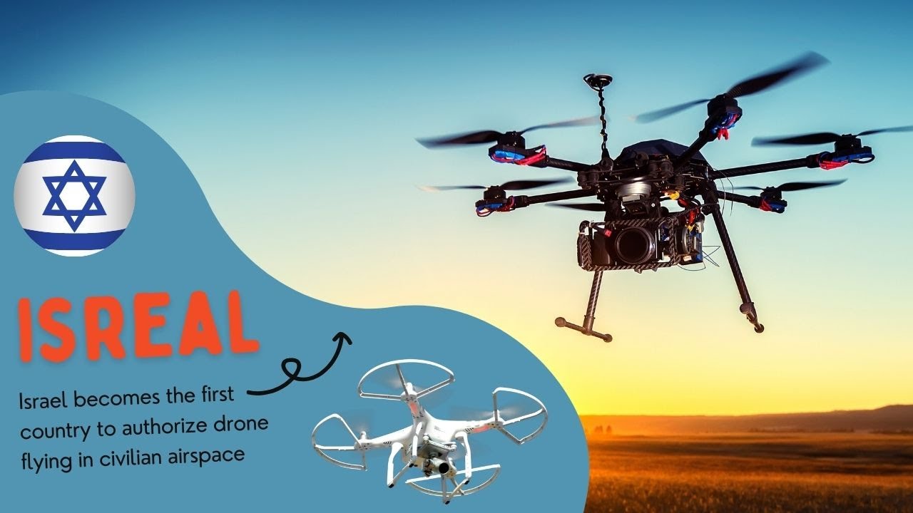 Israel becomes the first country to authorize drone flying in civilian airspace