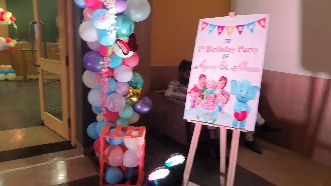 Birthday Party Decoration in Banquet Hall (Marriage home) , Restaurant Decoration & Home Decoration