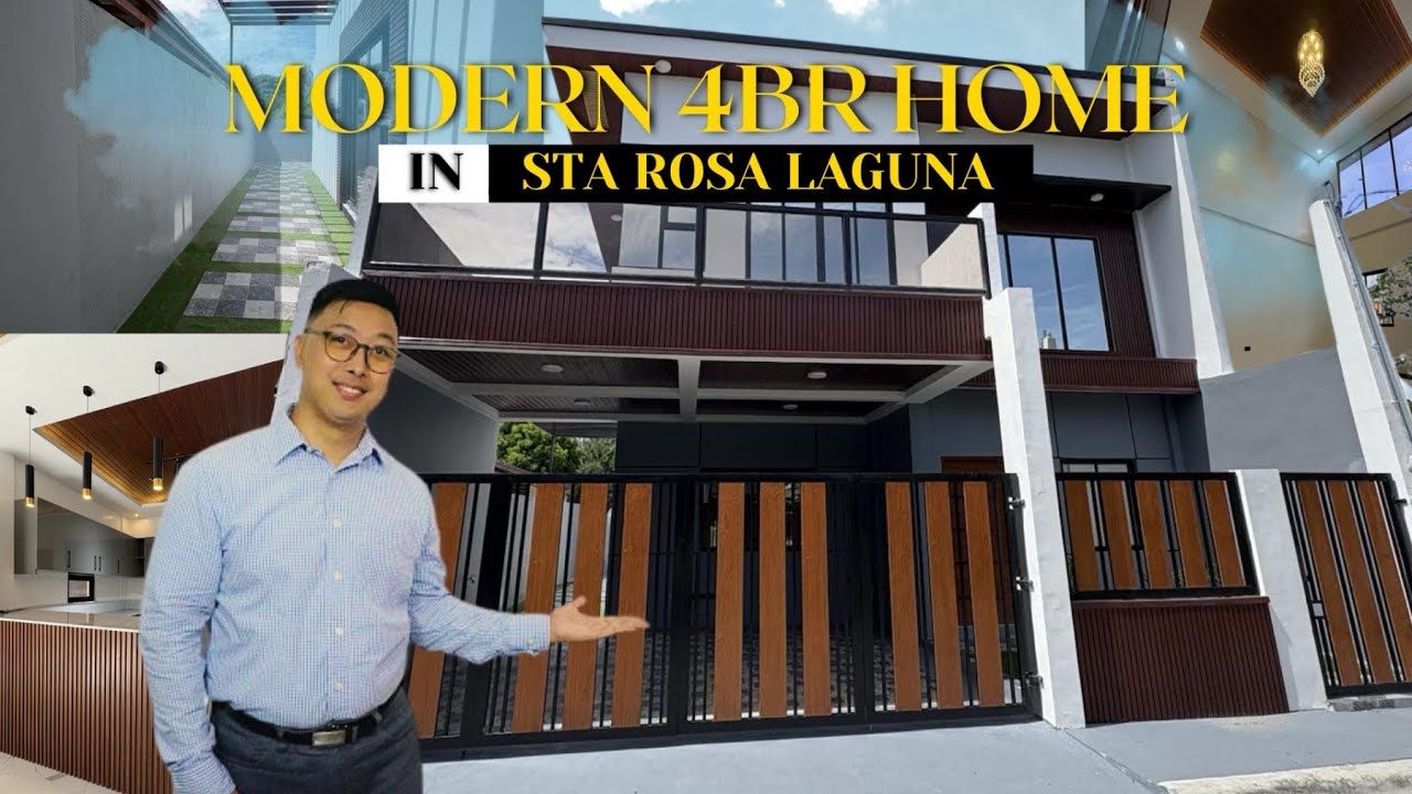 Modern 4BR House in Sta Rosa Laguna | Villa De Toledo | Double Height Ceiling | ₱11.7M from ₱12.5M
