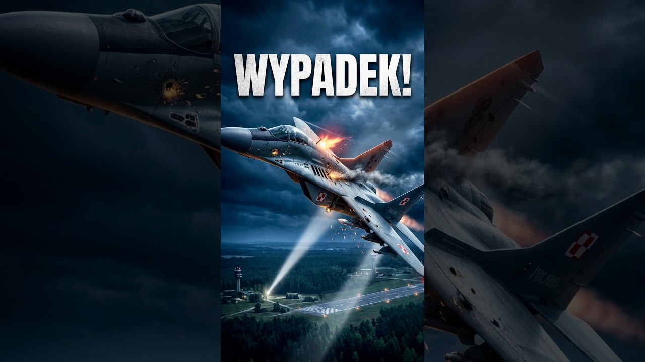 POLISH MiG FIRED UPON IN FLIGHT! 🇵🇱✈️ Incident at the Nadarzyce training range! #ytshorts