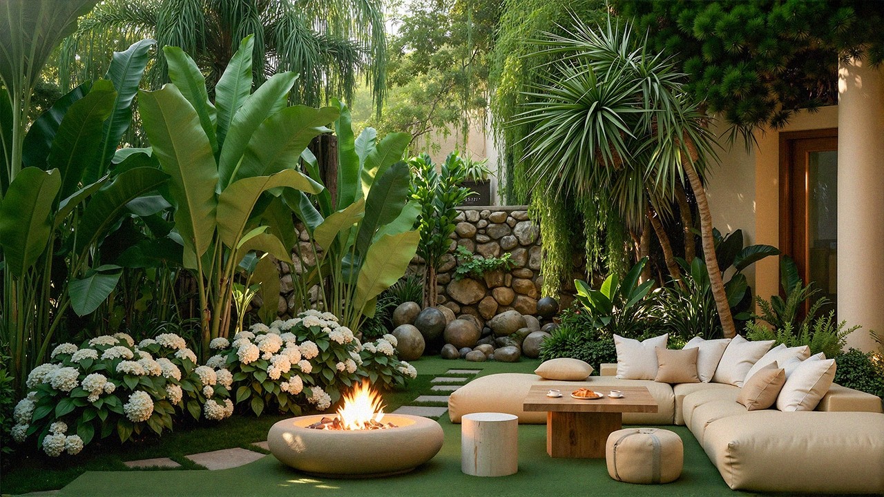 Peaceful Jazz in a Quiet Garden 🌿 Smooth Jazz & Calm Vibes To Unwind