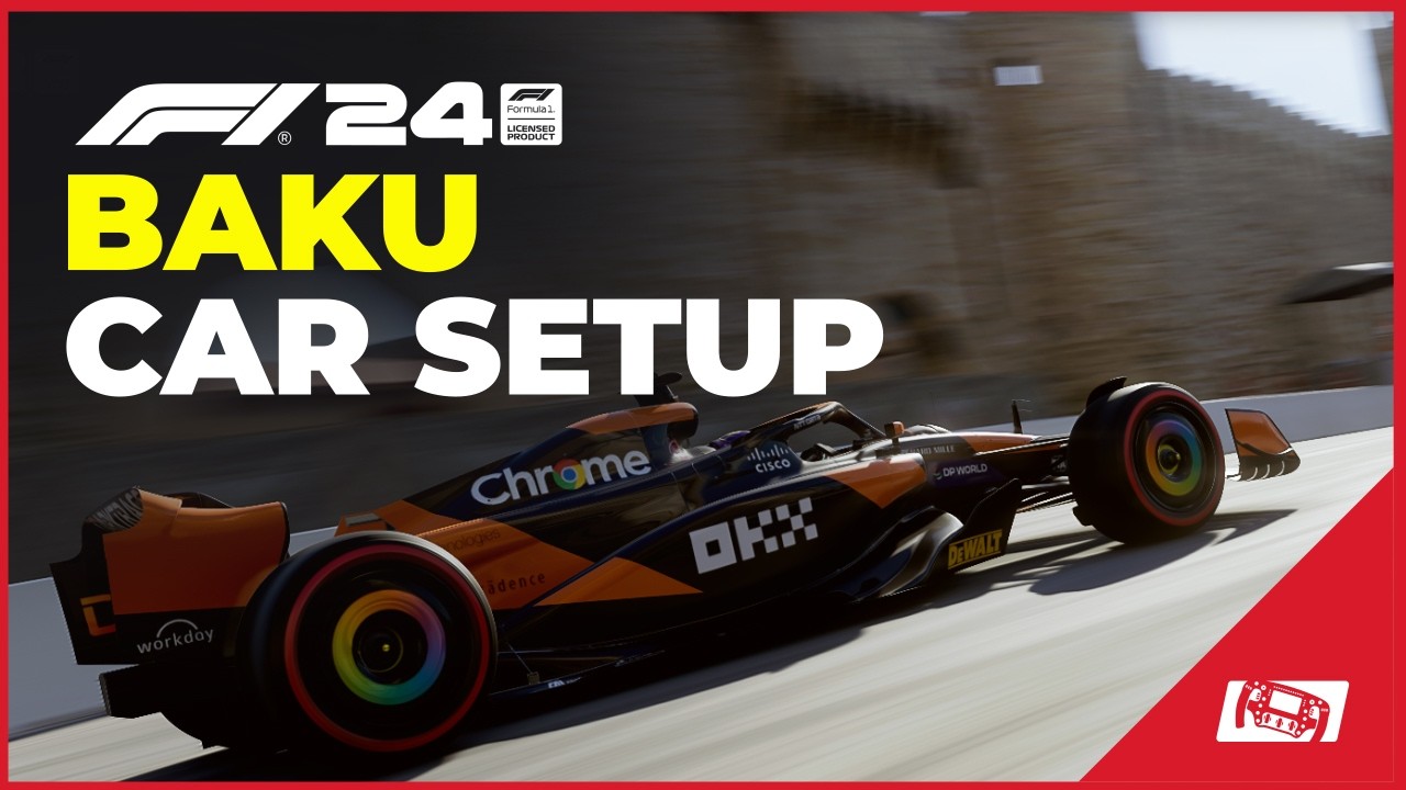 F1 24 Baku Car Setup (Updated After Handling Patch)