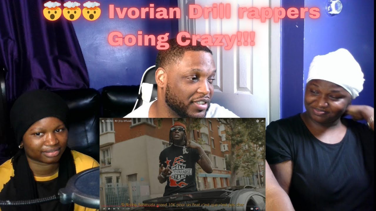 Nigerians Siblings React to HIMRA - R2  Ivorian Drill rappers Going Crazy!!!
